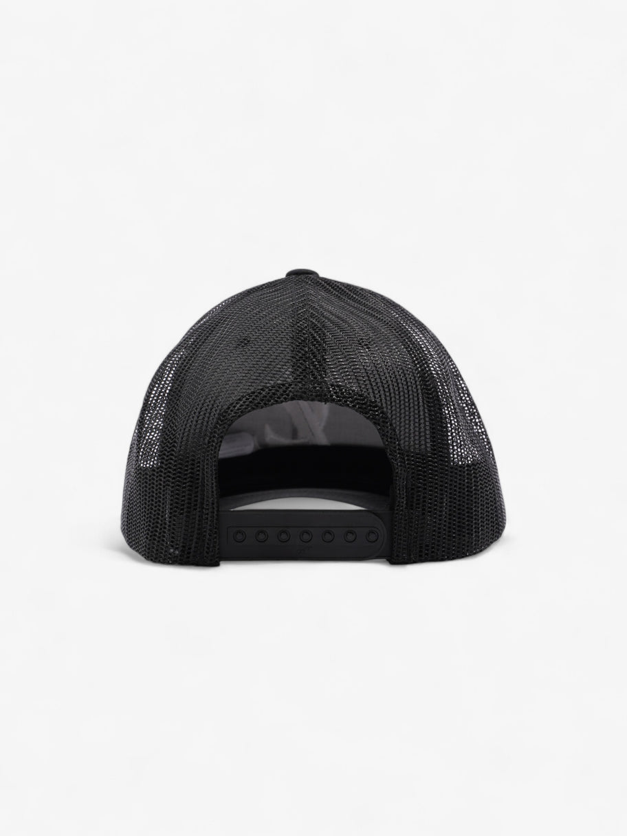 Knockoff Luxury Logo Trucker Cap Black / White Image 3