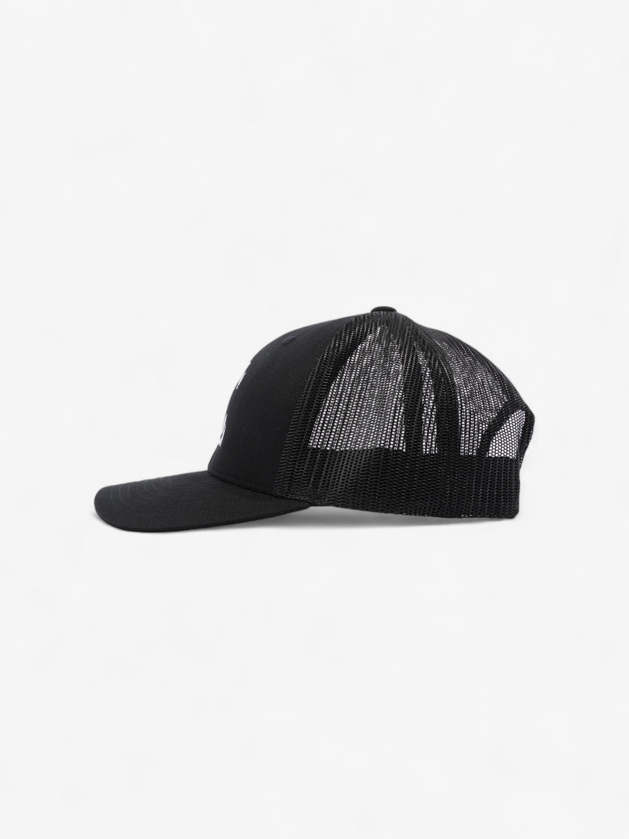 Knockoff Luxury Logo Trucker Cap Black / White Image 4