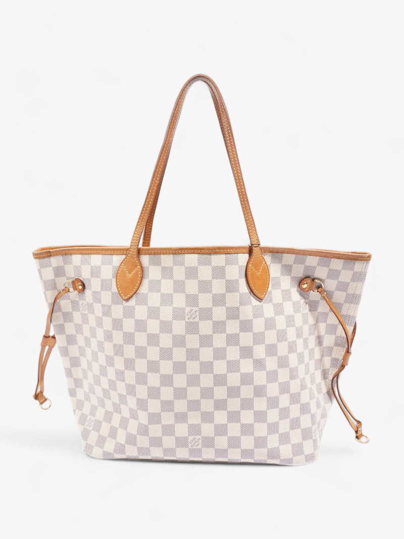  Neverfull MM Damier Azur Coated Canvas