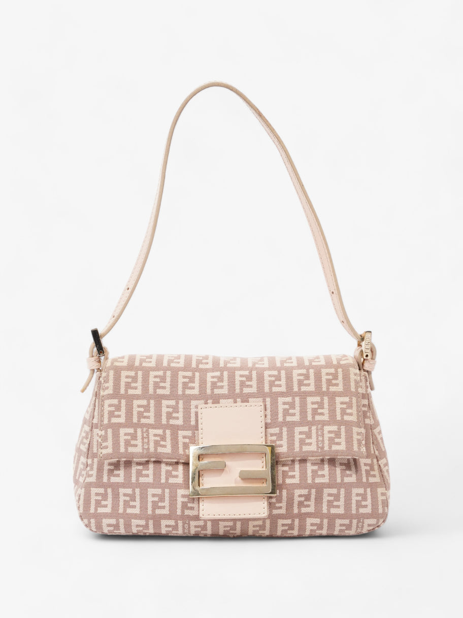 Fendi Mamma Baguette Pink Canvas Image 1