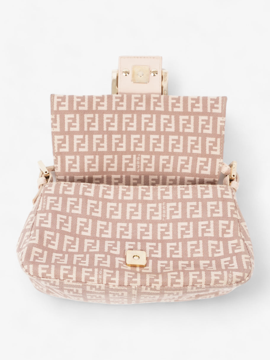 Fendi Mamma Baguette Pink Canvas Image 9