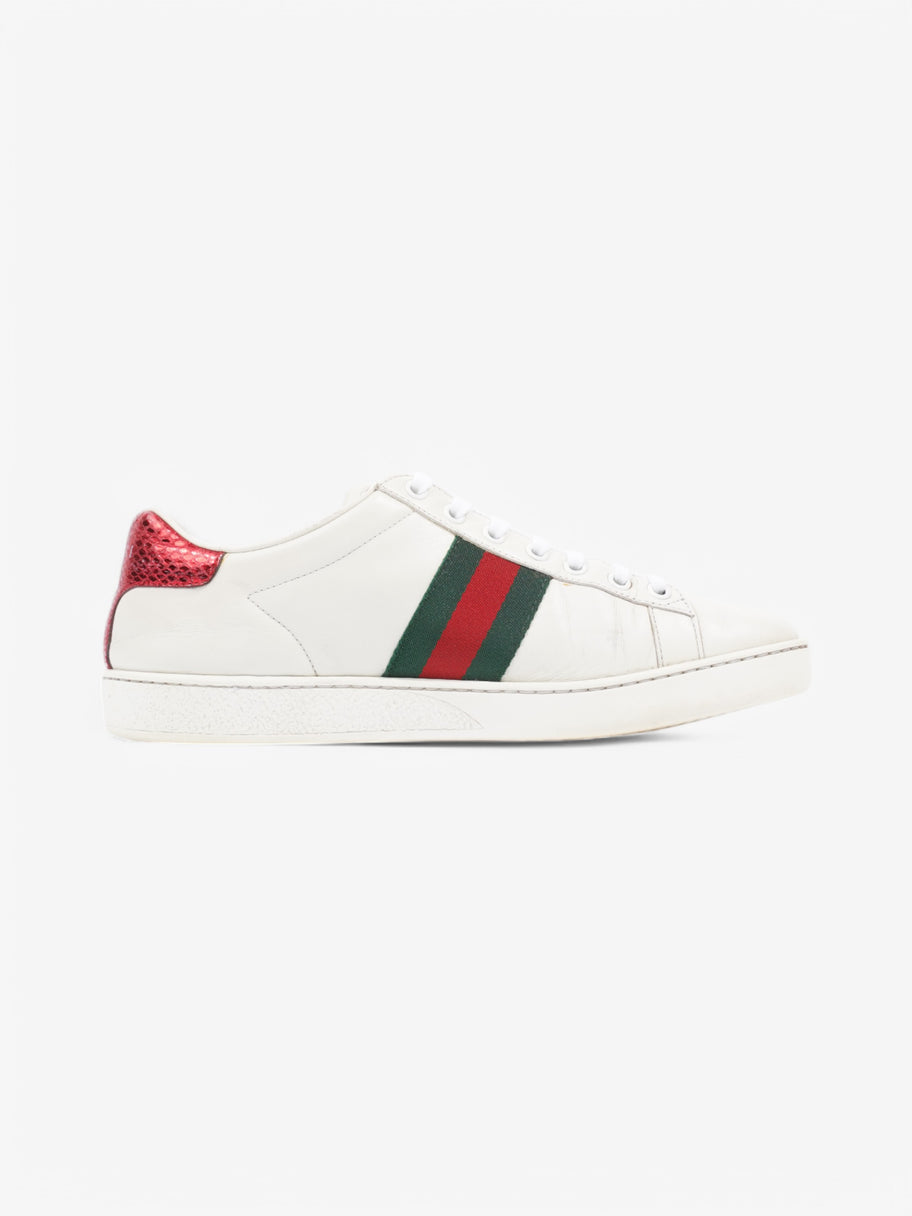 Gucci Ace Embroidered Bee Sneakers  White  / Green / Red Leather EU 38.5 UK 5.5 Image 4