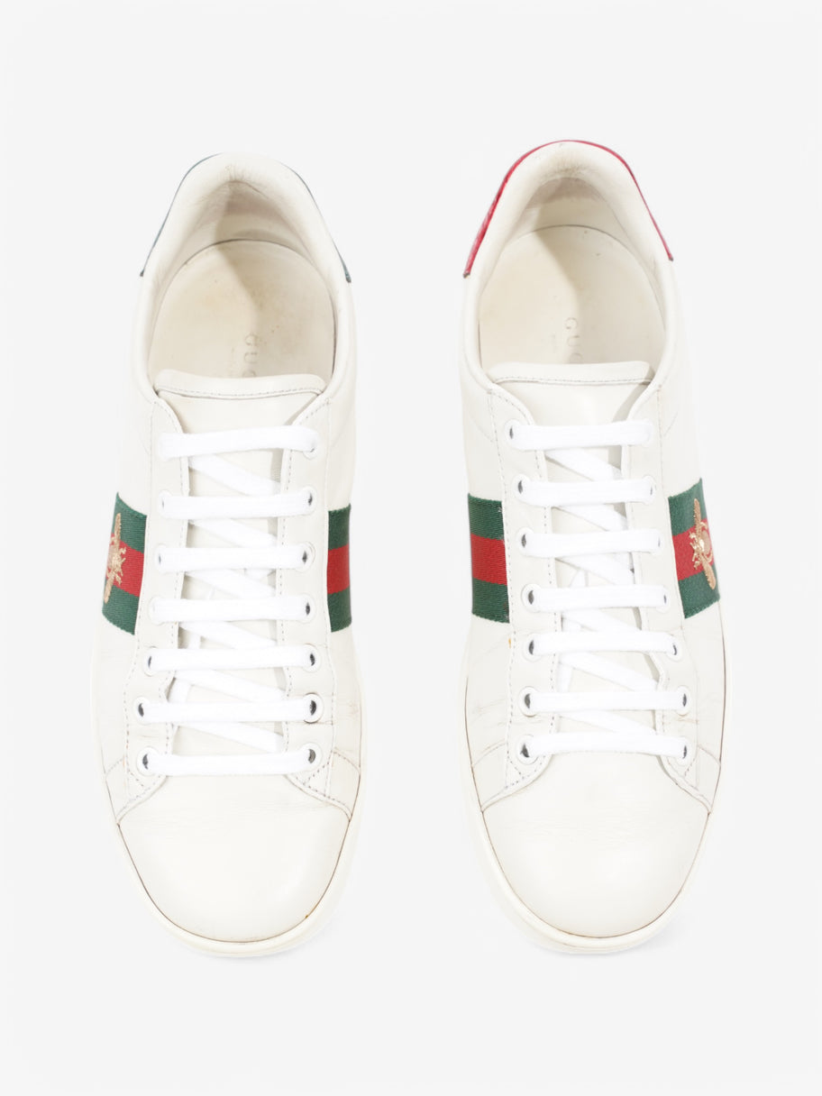 Gucci Ace Embroidered Bee Sneakers  White  / Green / Red Leather EU 38.5 UK 5.5 Image 8