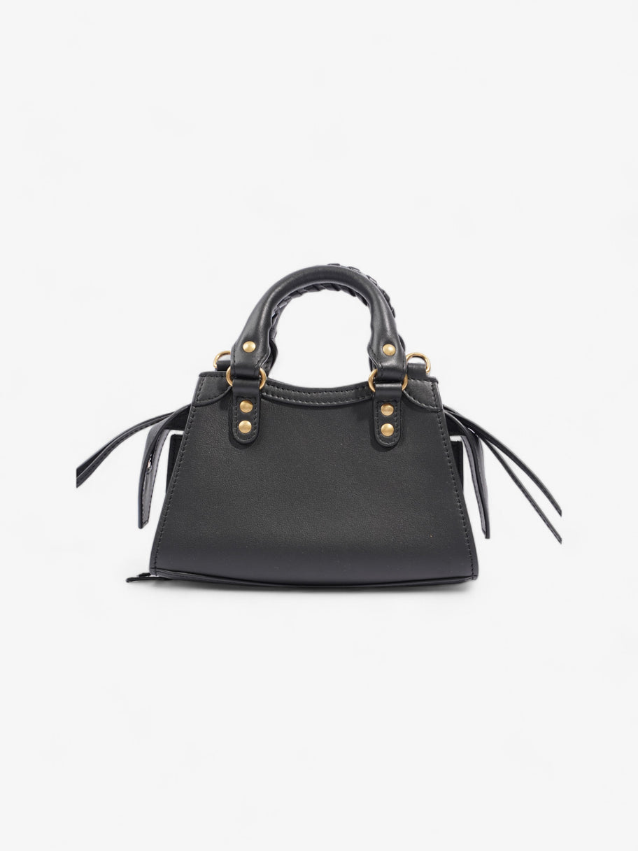 Balenciaga Neo Classic Black Leather Nano Image 4