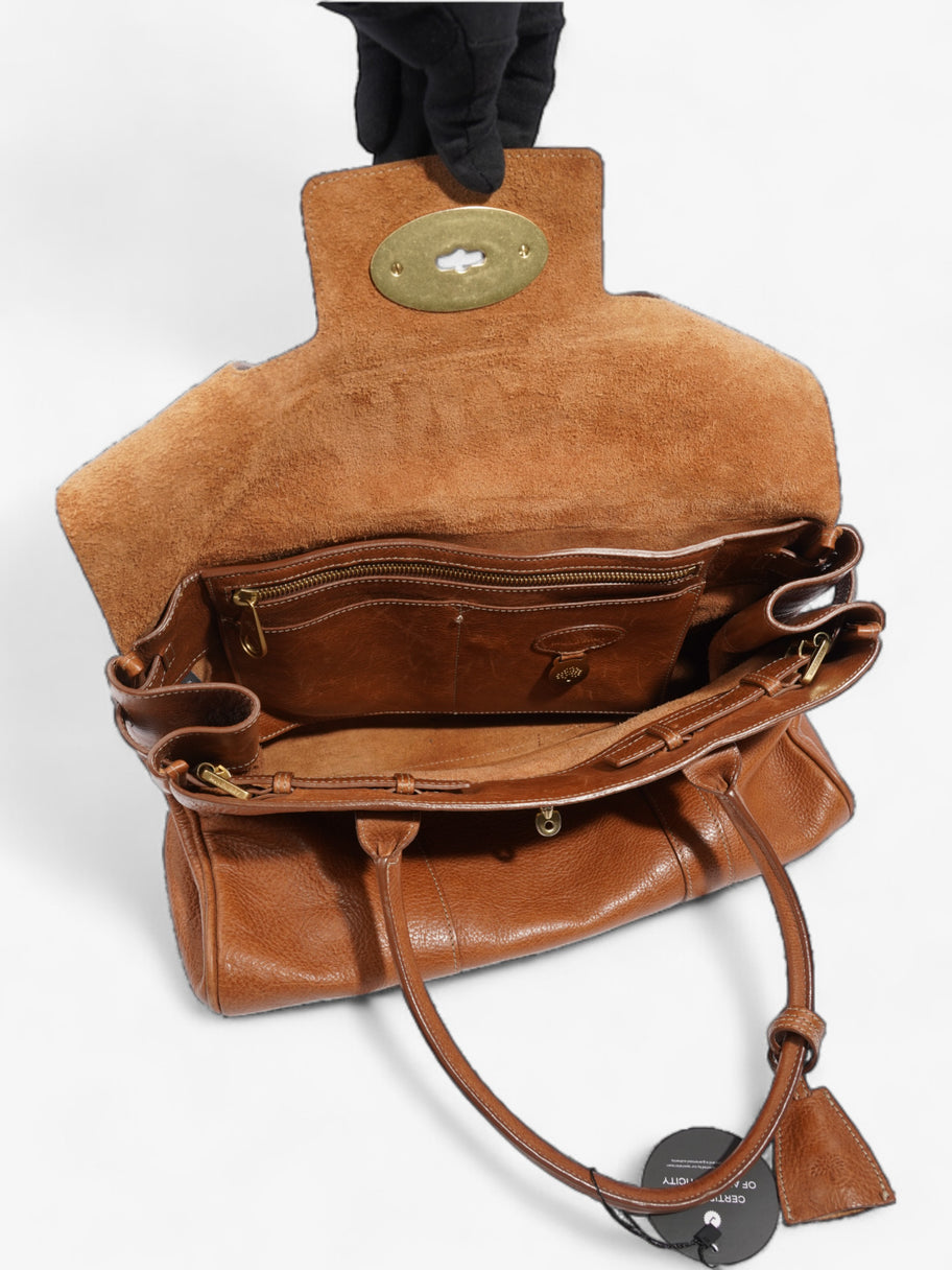 Mulberry Bayswater Oak Grained Leather Image 8