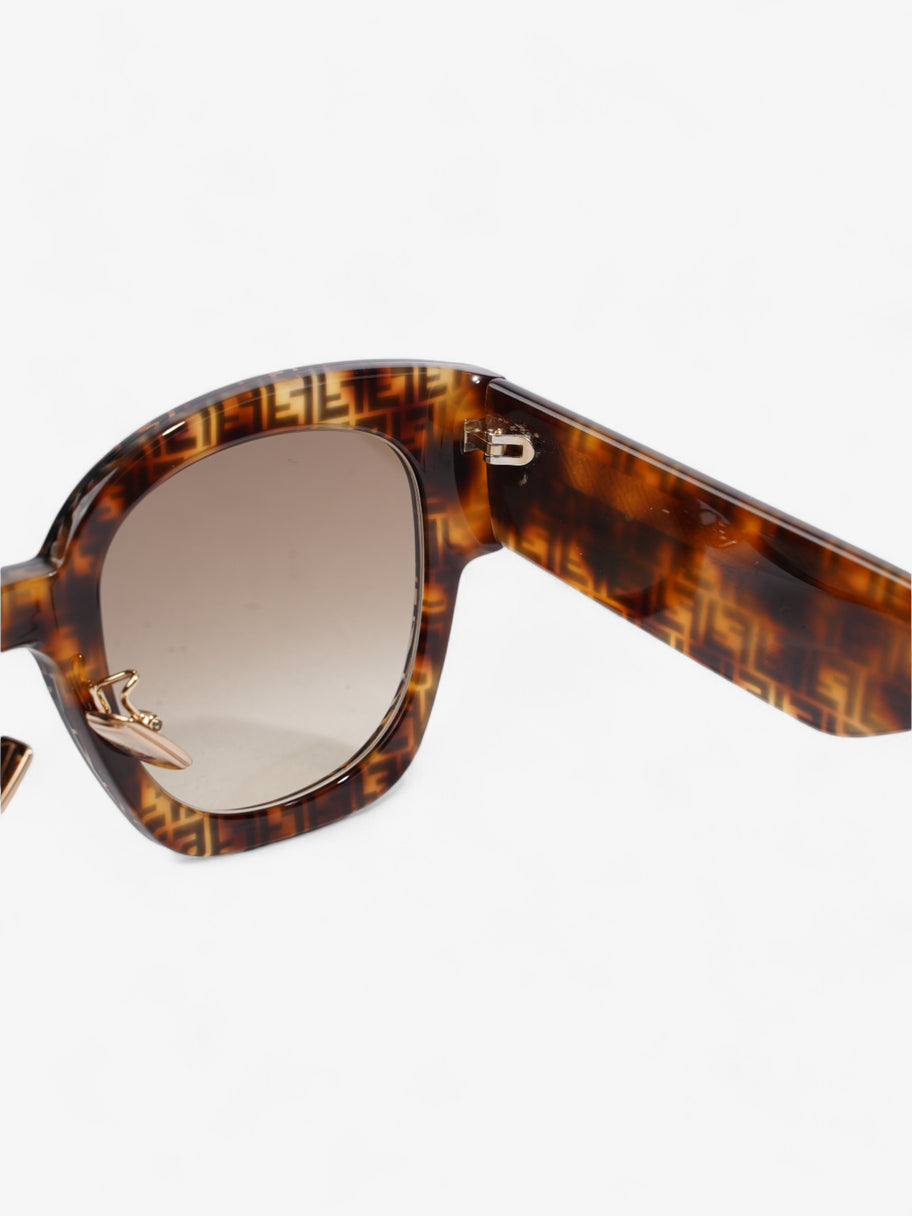 Fendi Roma Square Sunglasses Tortoise  Acetate 150mm Image 6