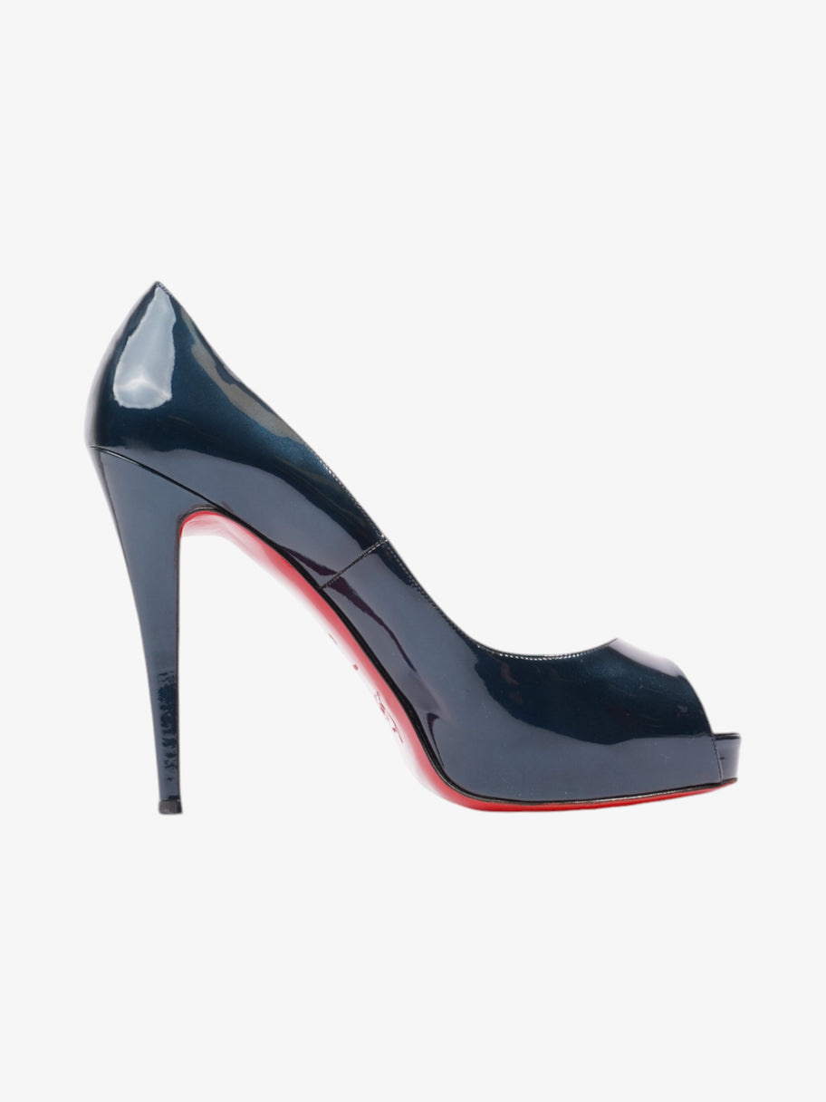 Christian Louboutin Very Prive 120mm Midnight Blue Patent Leather EU 41 UK 8 Image 4