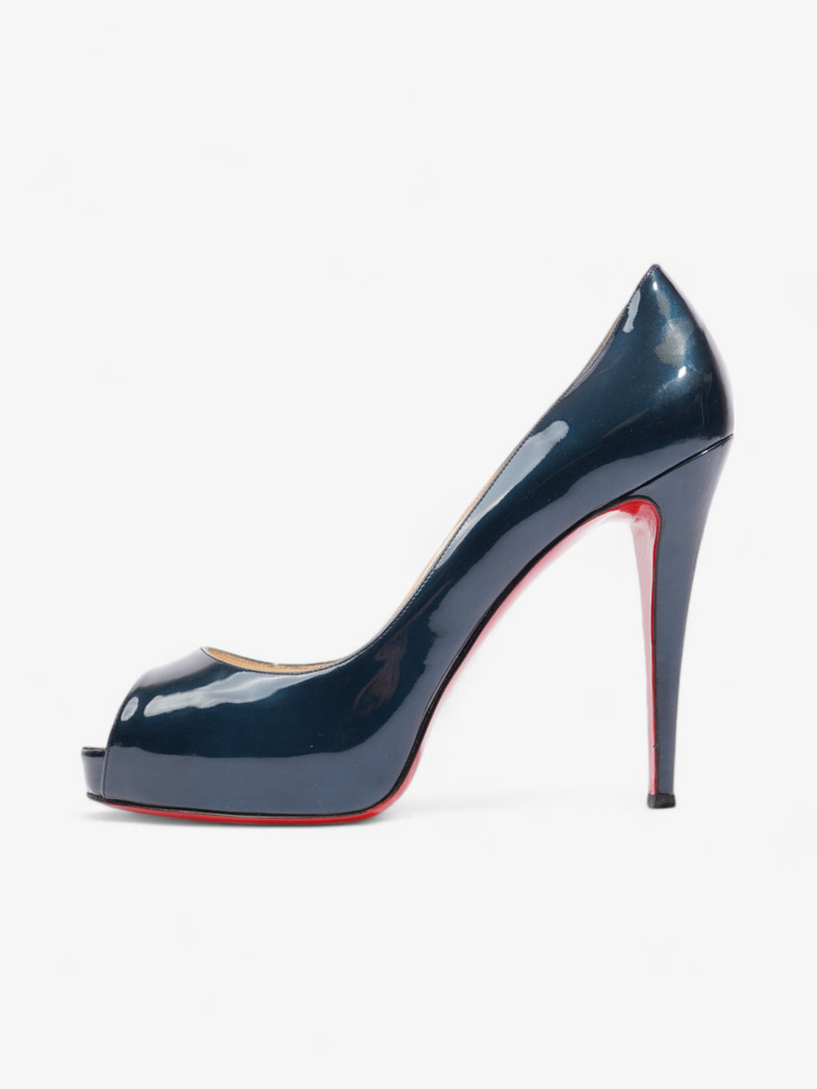 Christian Louboutin Very Prive 120mm Midnight Blue Patent Leather EU 41 UK 8 Image 5