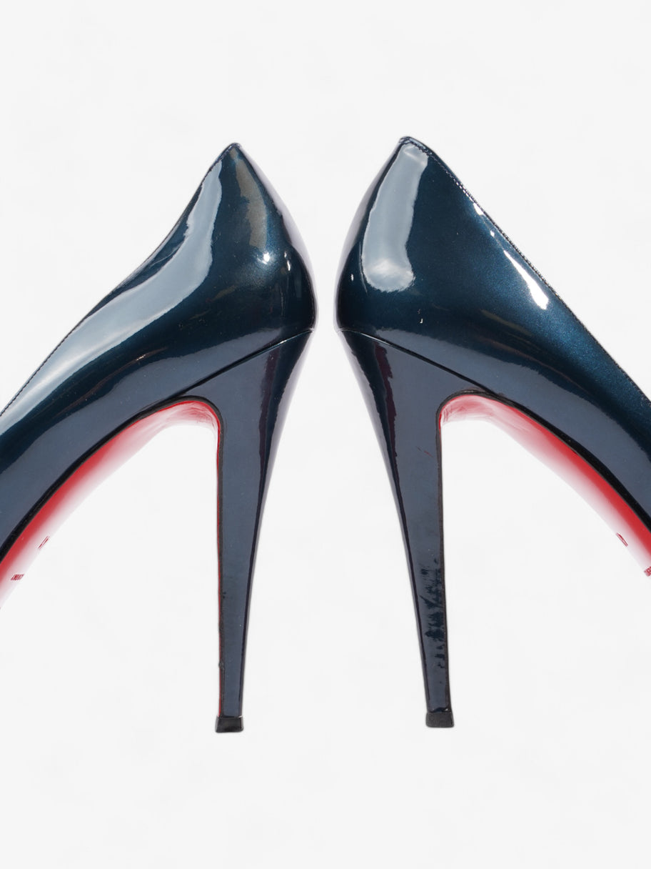 Christian Louboutin Very Prive 120mm Midnight Blue Patent Leather EU 41 UK 8 Image 9