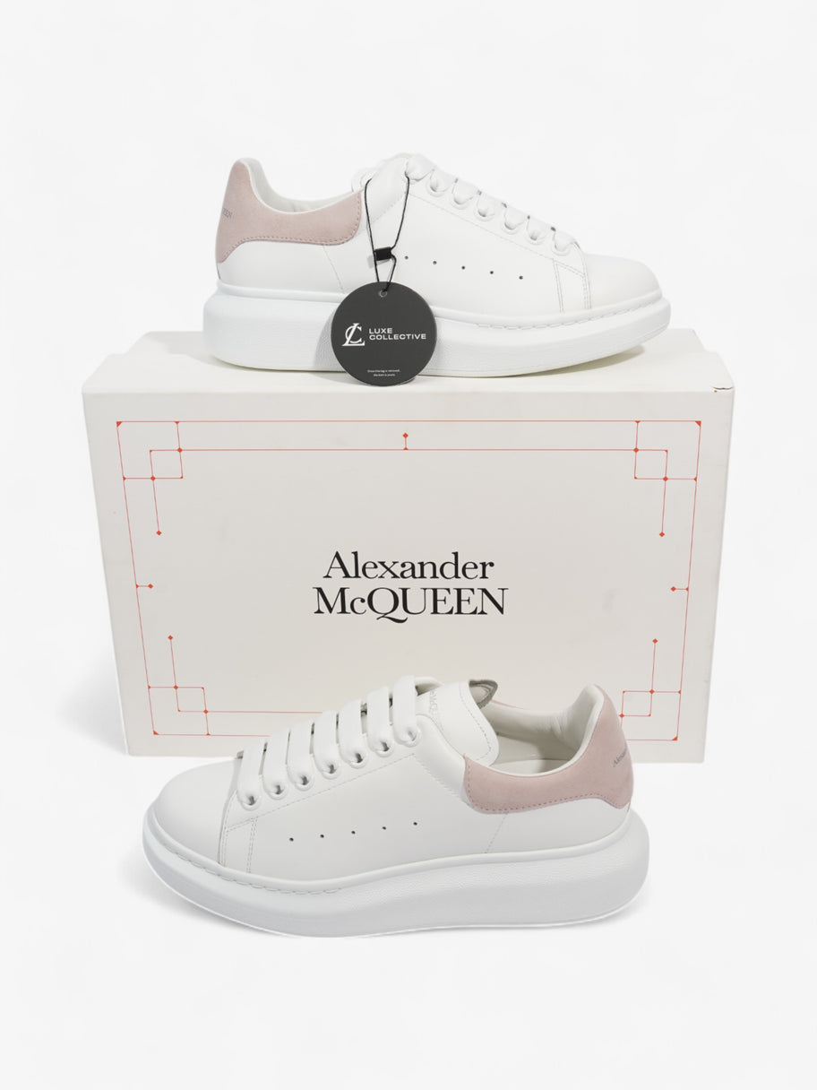 Alexander McQueen Oversized Sneakers White  / Pink Tab Leather EU 38.5 UK 5.5 Image 9