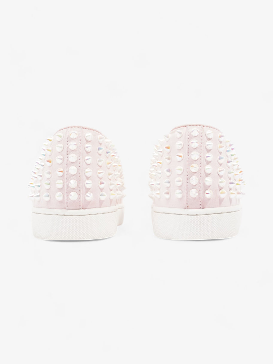 Christian Louboutin Roller Boat Sneakers Pink / Iridescent Suede EU 38.5 UK 5.5 Image 6