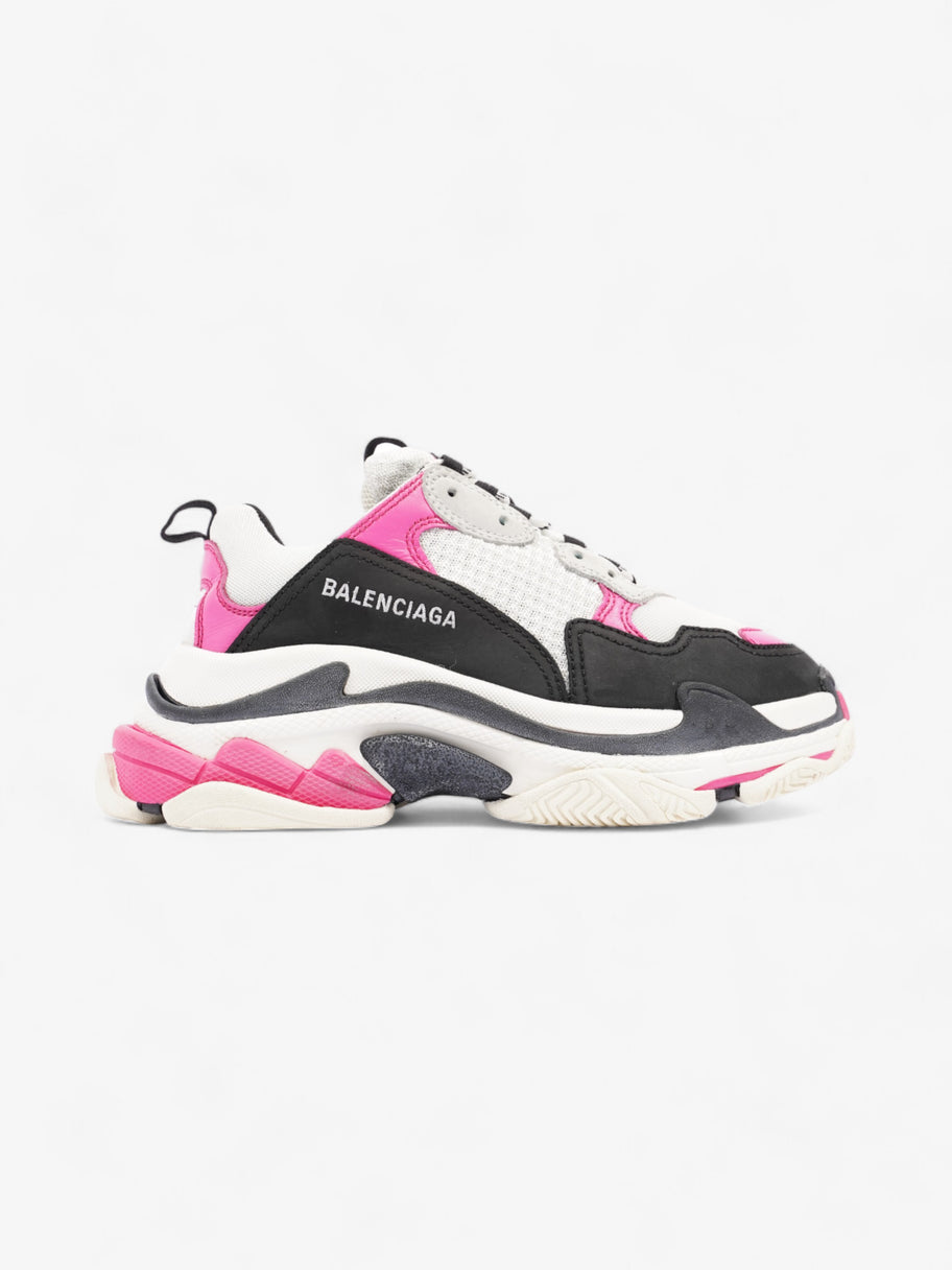 Balenciaga Triple S White / Pink / Black Mesh EU 38 UK 5 Image 1