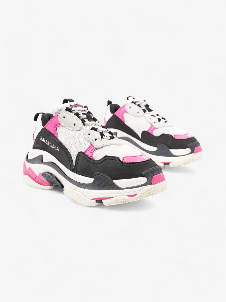 Balenciaga Triple S White / Pink / Black Mesh EU 38 UK 5 Image 2