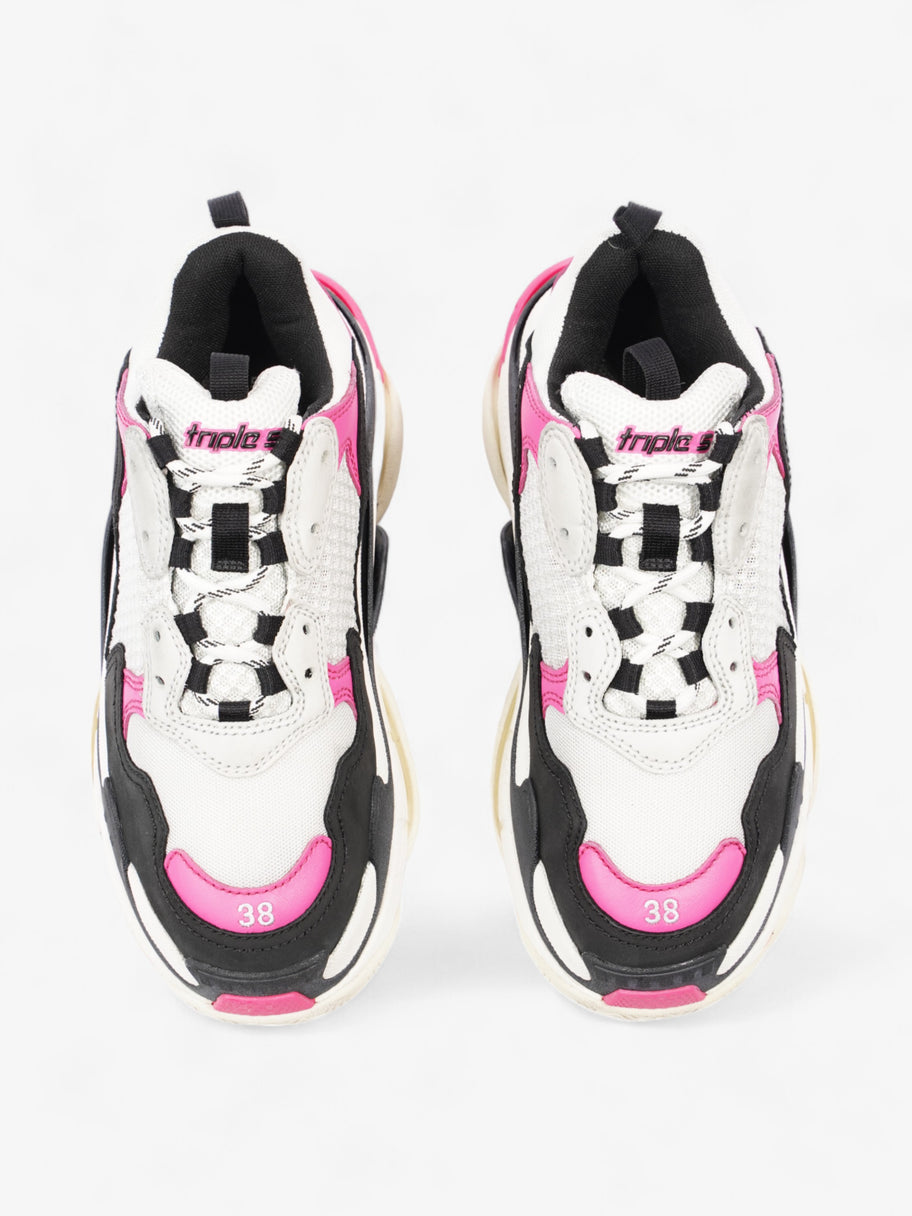 Balenciaga Triple S White / Pink / Black Mesh EU 38 UK 5 Image 8