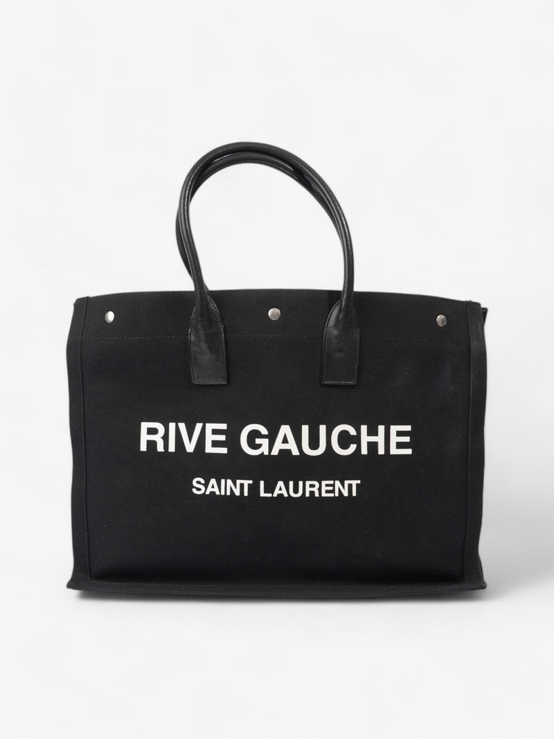  Saint Laurent Rive Gauche Black / White Cotton Large