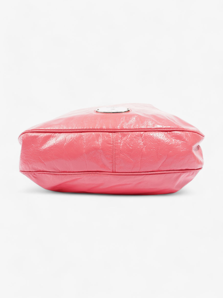 Mitzy Hobo East West Pink Leather Image 6