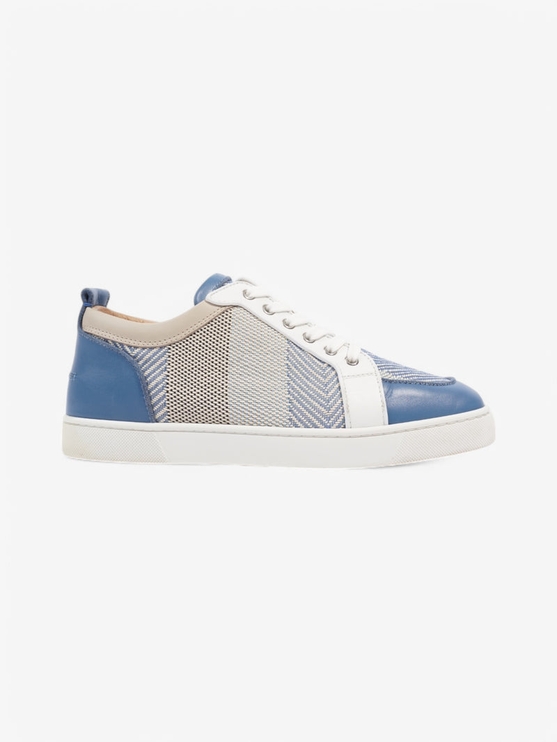  Christian Louboutin Rantulow Orlato Sneakers White / Blue Leather EU 43 UK 9