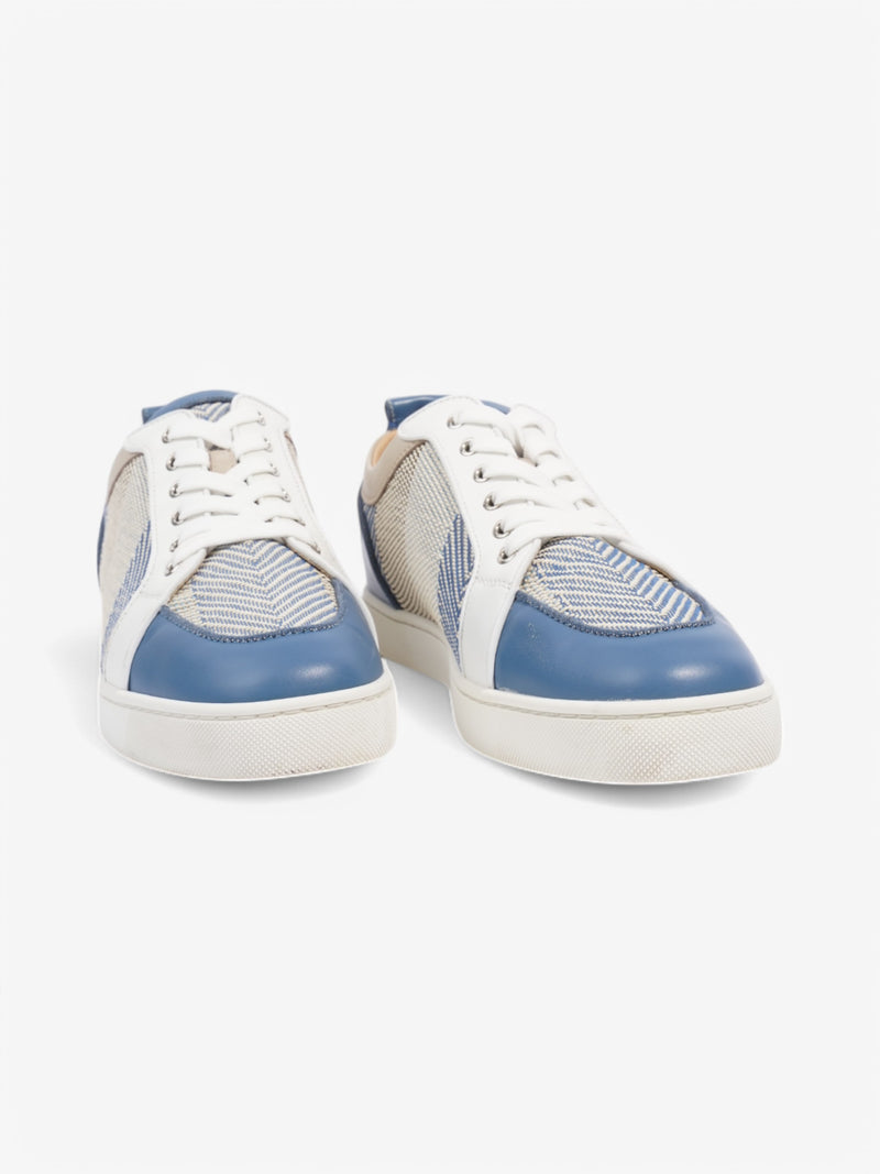  Christian Louboutin Rantulow Orlato Sneakers White / Blue Leather EU 43 UK 9