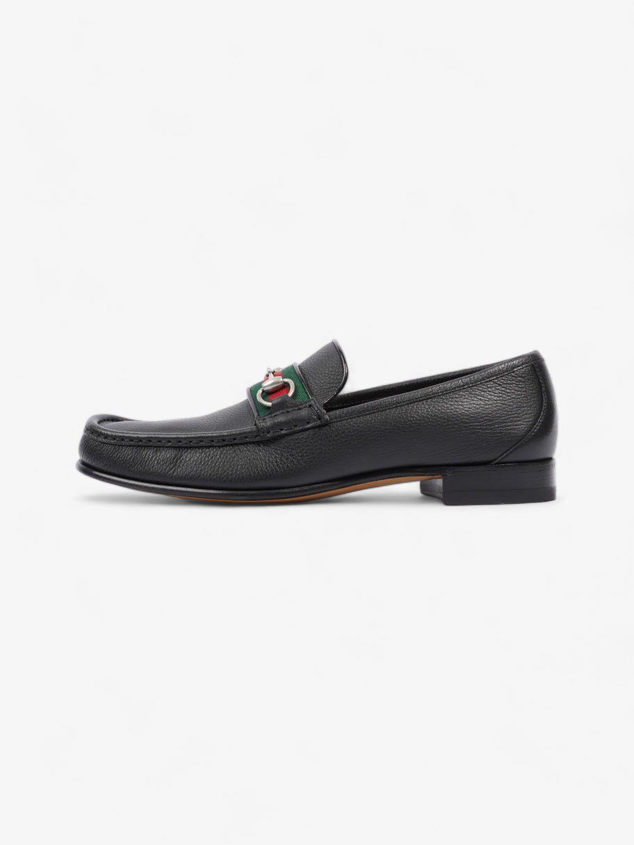 Gucci Horsebit Loafers Black / Green / Red Leather EU 45 UK 11 Image 5