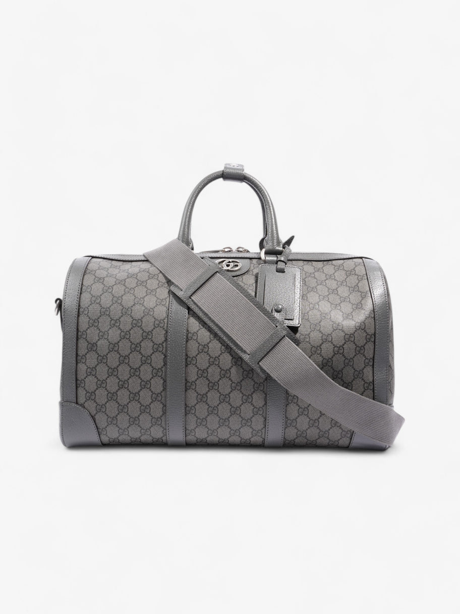 Gucci Ophidia Duffle Bag GG Supreme / Grey Coated Canvas Large Image 1