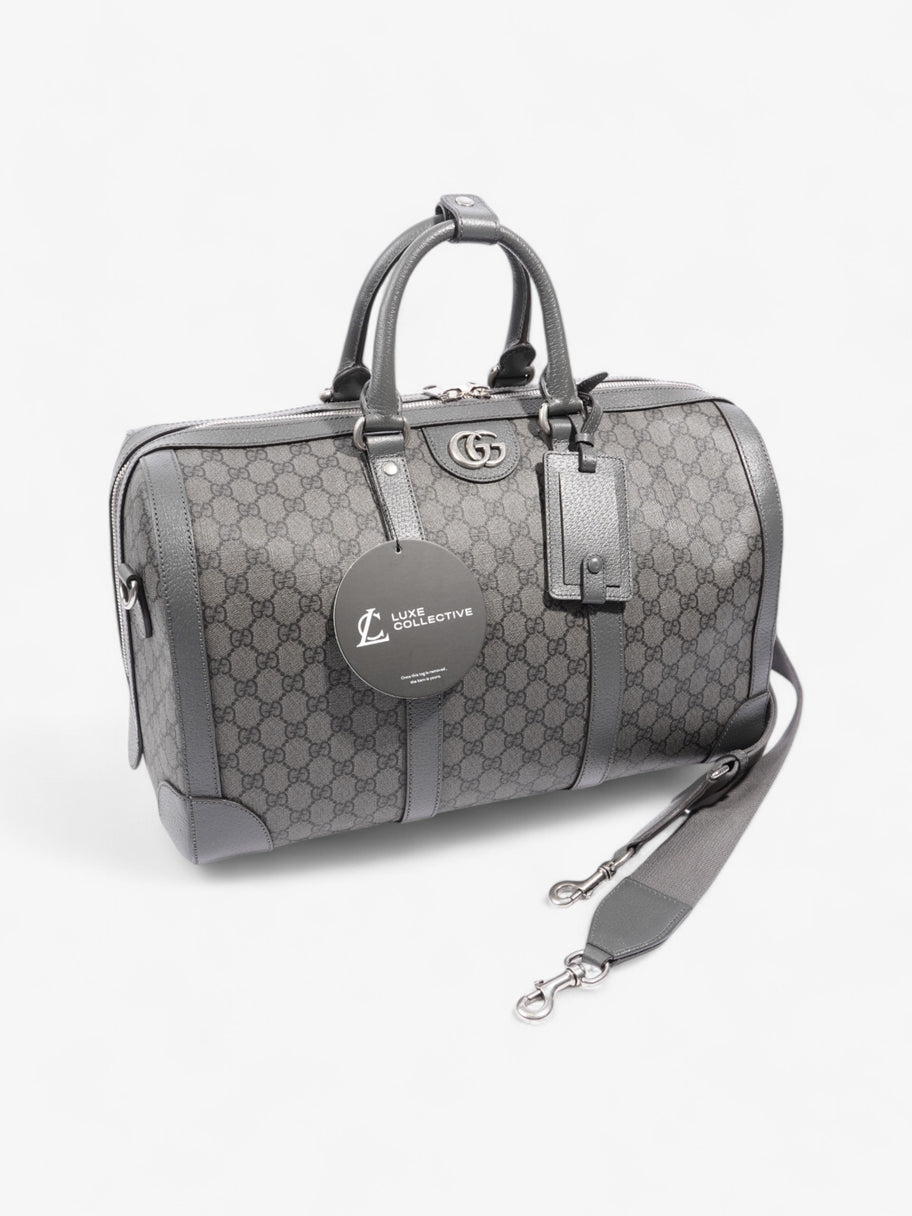 Gucci Ophidia Duffle Bag GG Supreme / Grey Coated Canvas Large Image 9