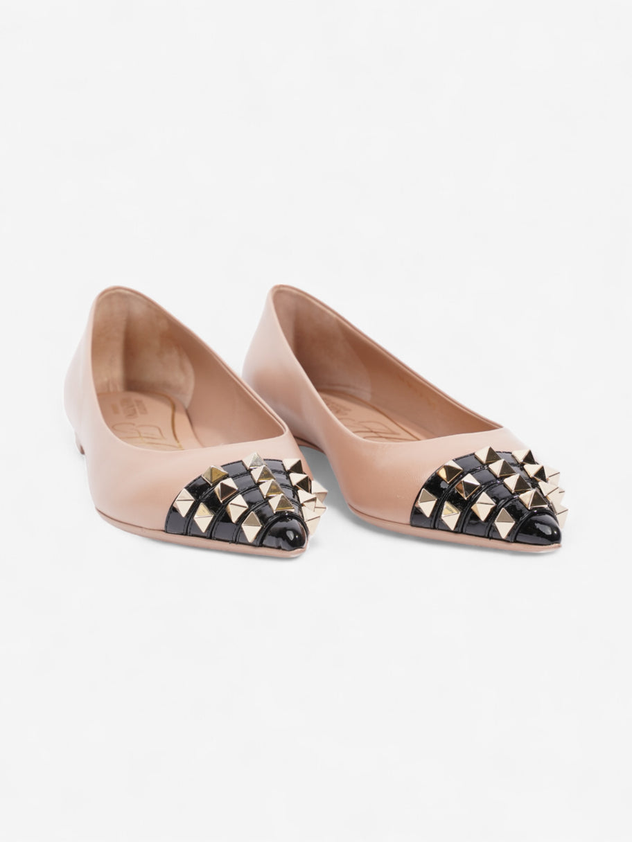 Valentino Rockstud pumps Nude / Black / Gold Leather EU 37 UK 4 Image 2