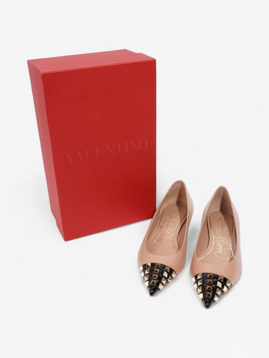 Valentino Rockstud pumps Nude / Black / Gold Leather EU 37 UK 4 Image 9