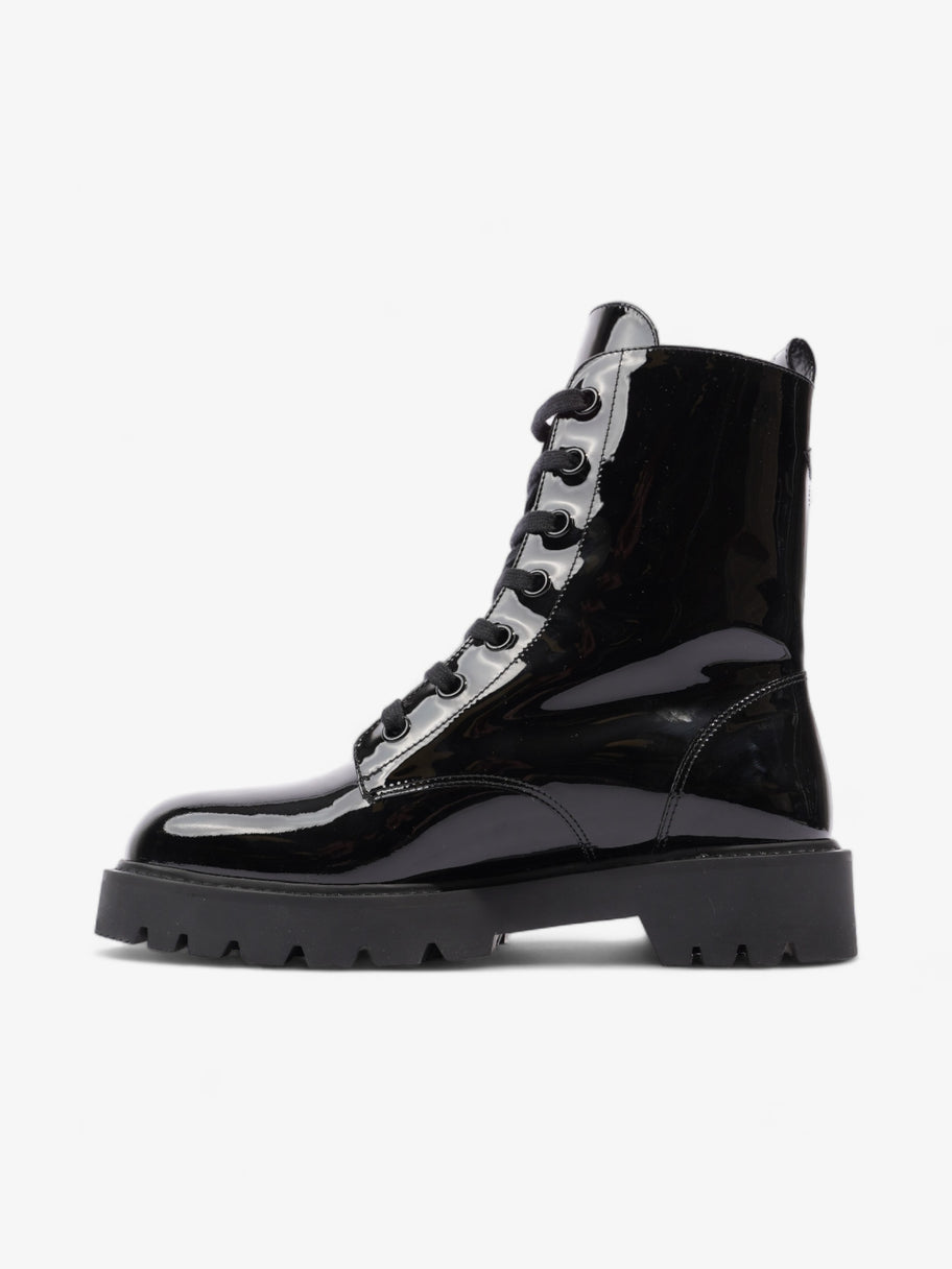 Louis Vuitton Territory Flat Ranger Boots Black Patent Leather EU 40 UK 7 Image 3