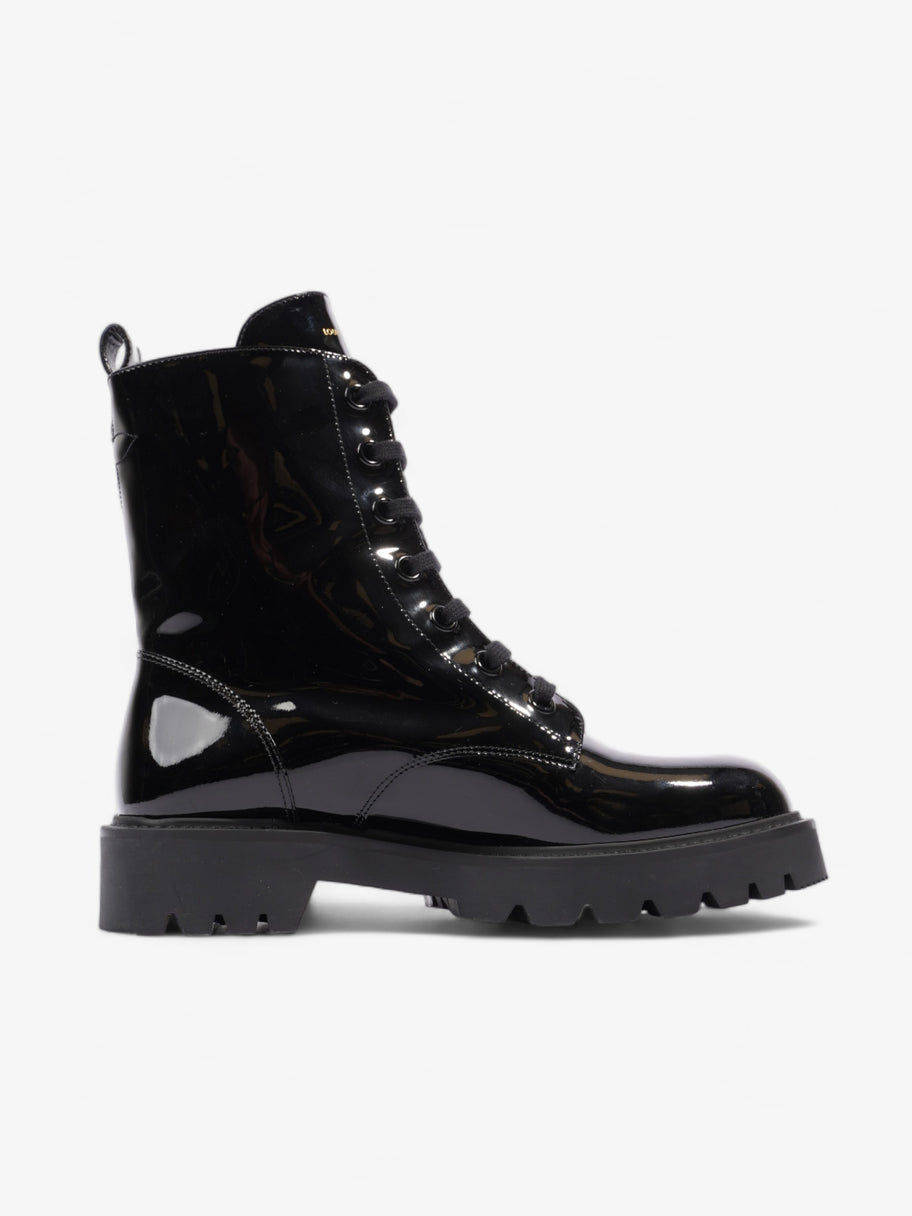 Louis Vuitton Territory Flat Ranger Boots Black Patent Leather EU 40 UK 7 Image 4