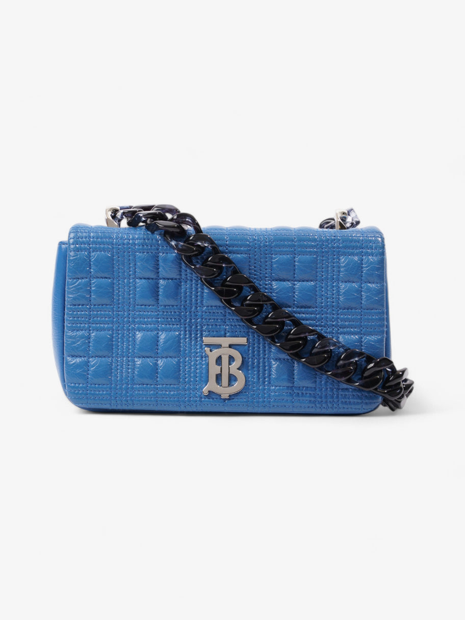 Burberry Lola Blue Lambskin Leather Small Image 1