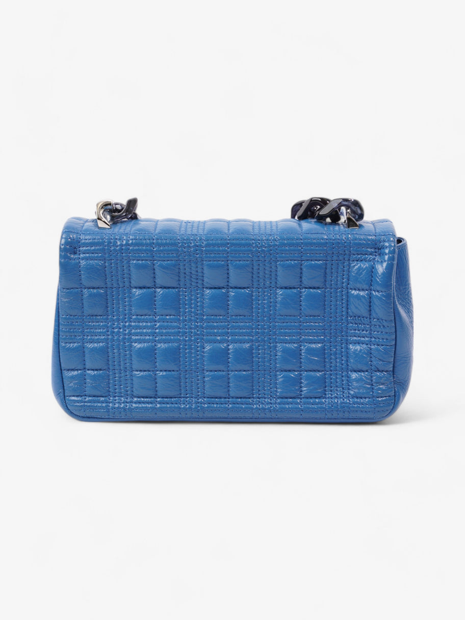 Burberry Lola Blue Lambskin Leather Small Image 4