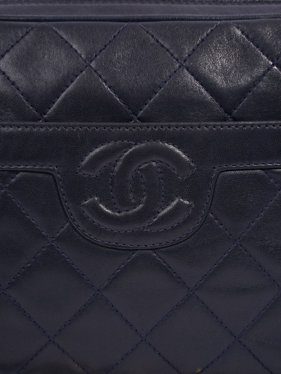 Camera Tassel Navy Lambskin Leather Image 2