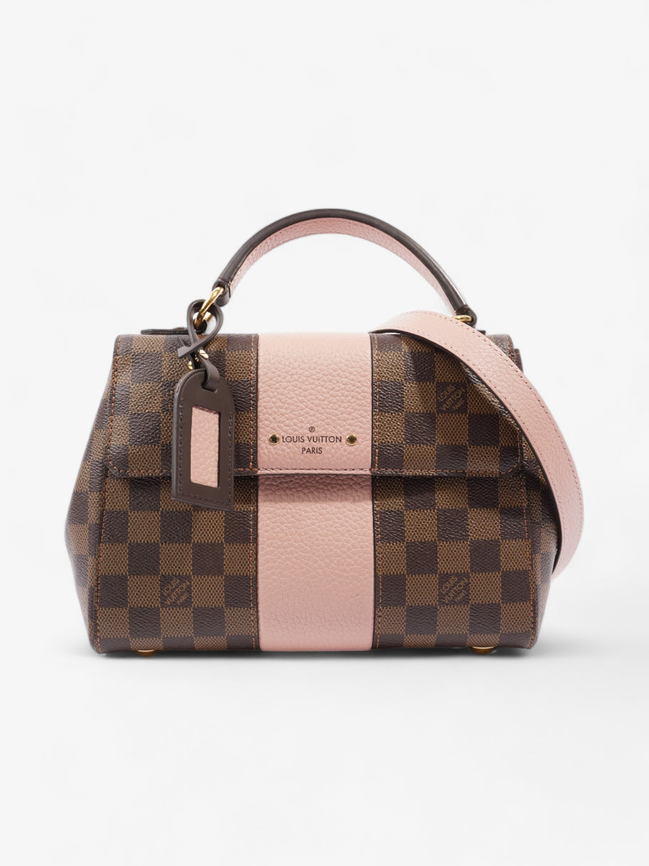 Louis Vuitton Bond Street Handbag Damier Ebene / Rose Ballerine Coated Canvas BB Image 1