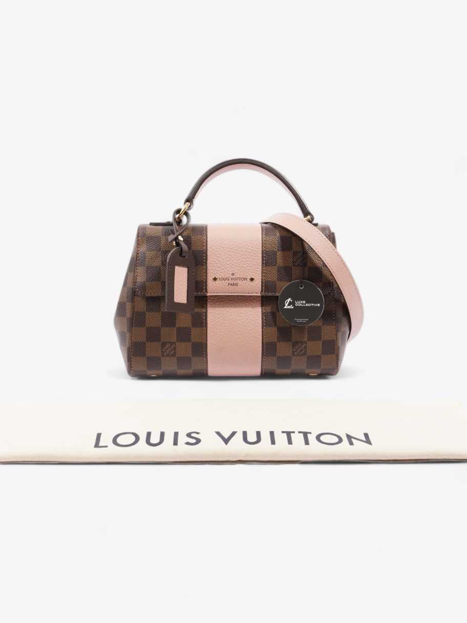 Louis Vuitton Bond Street Handbag Damier Ebene / Rose Ballerine Coated Canvas BB Image 8