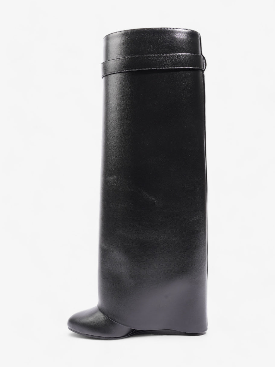 Givenchy Shark Lock Boots Black Leather EU 37.5 UK 4.5 Image 3