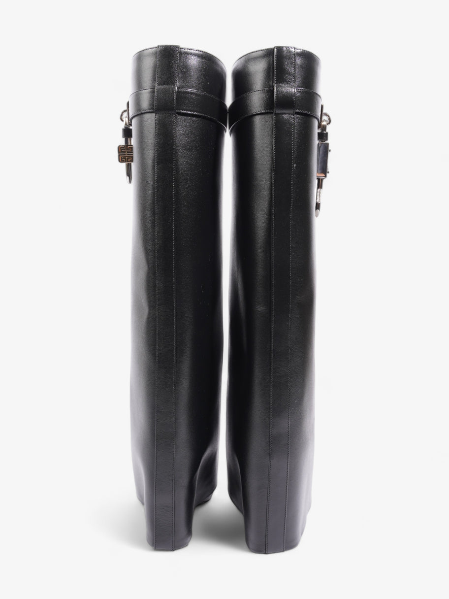 Givenchy Shark Lock Boots Black Leather EU 37.5 UK 4.5 Image 6