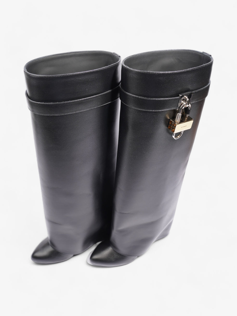 Givenchy Shark Lock Boots Black Leather EU 37.5 UK 4.5 Image 8