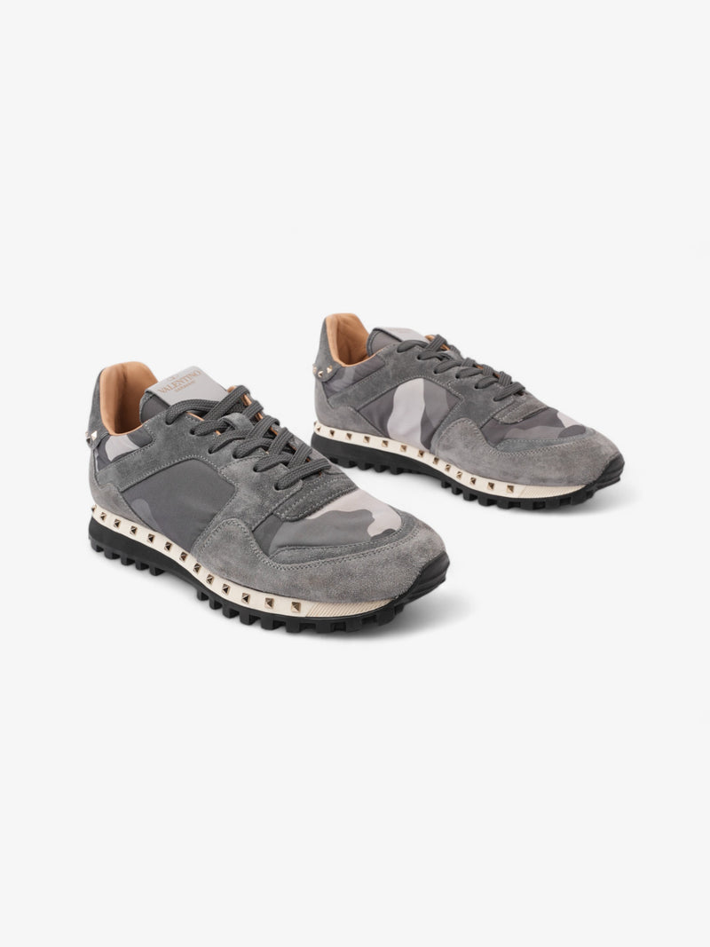  Valentino Rockstud Grey Suede EU 38 UK 5