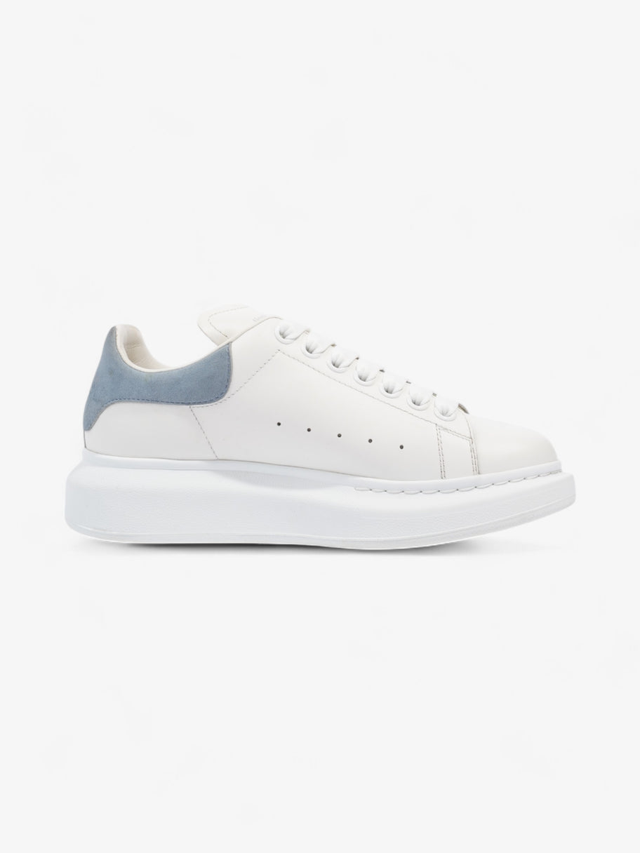 Alexander McQueen Oversized Sneakers White / Baby Blue Leather EU 37.5 UK 4.5 Image 4