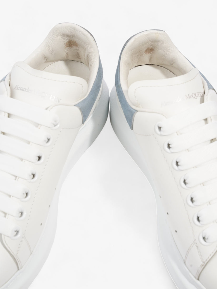 Alexander McQueen Oversized Sneakers White / Baby Blue Leather EU 37.5 UK 4.5 Image 9