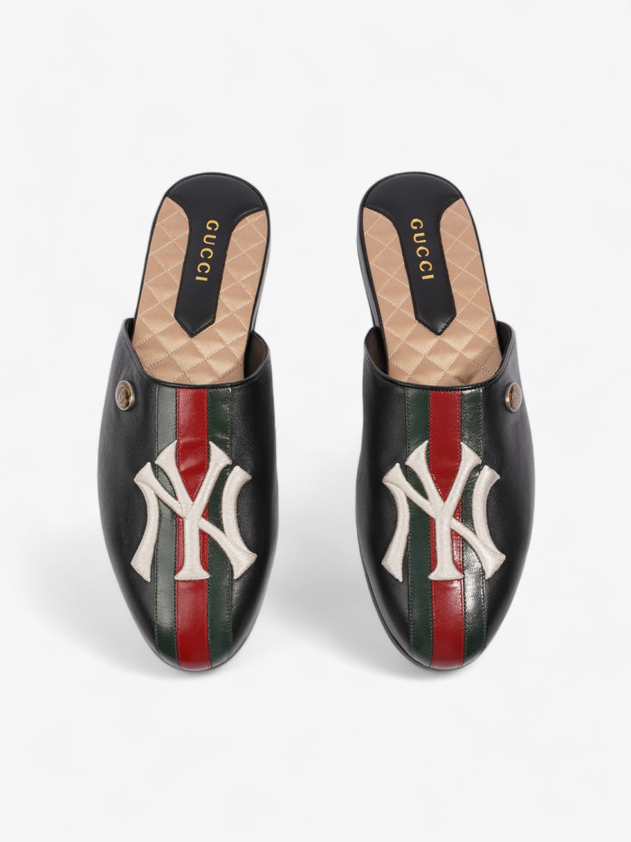 Gucci GG Yankees Loafers Black / Green / Red Leather EU 43 UK 9 Image 8