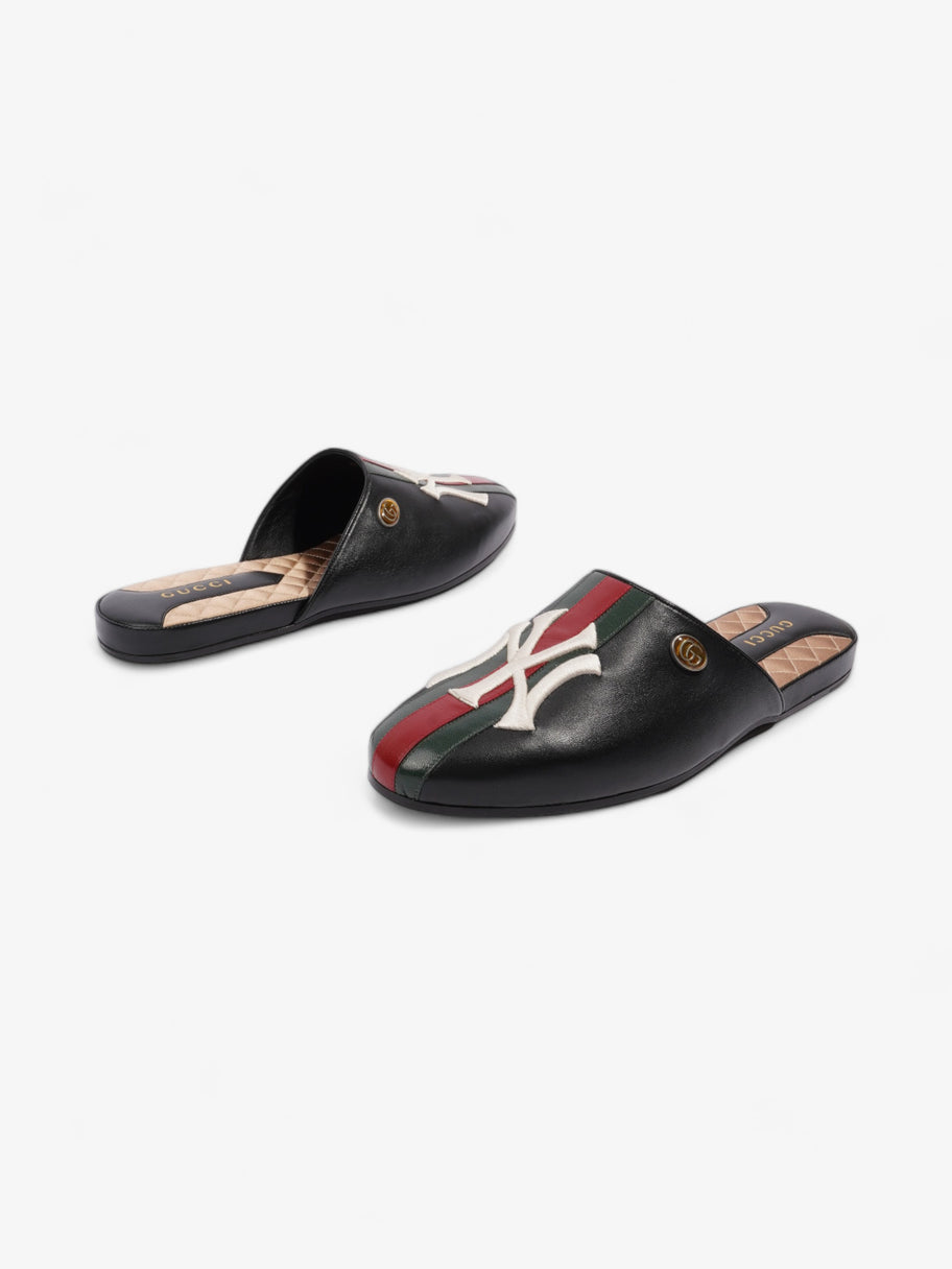 Gucci GG Yankees Loafers Black / Green / Red Leather EU 43 UK 9 Image 9