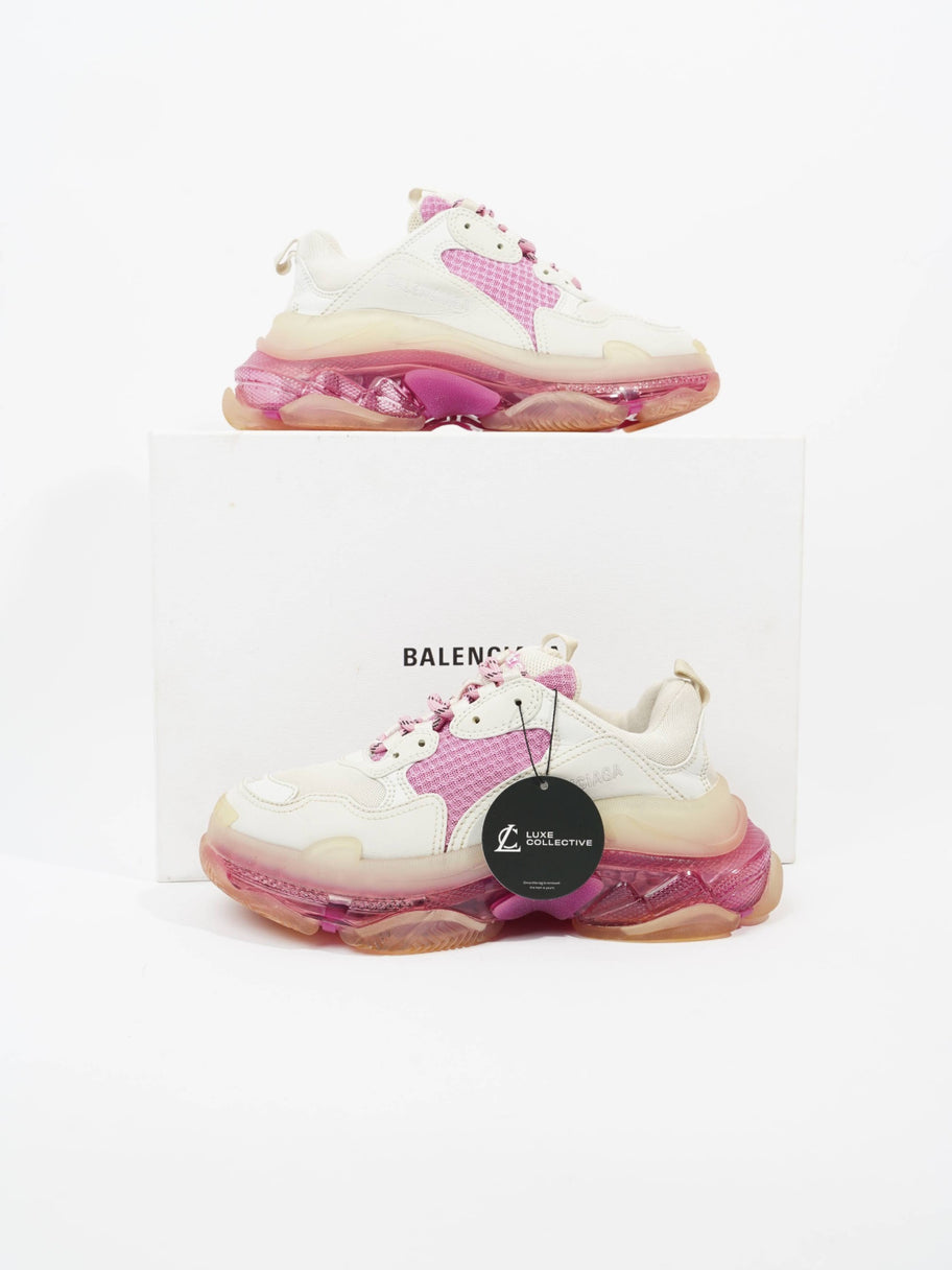 Triple S Clear sole White / Pink Mesh EU 38 UK 5 Image 9