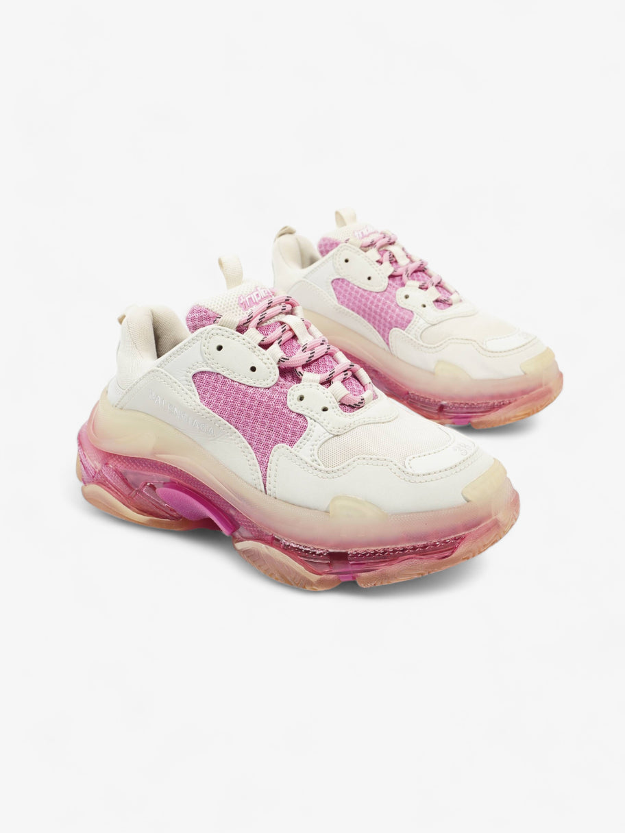 Triple S Clear sole White / Pink Mesh EU 38 UK 5 Image 2