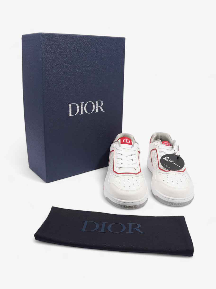 Christian Dior B27 Low Top Sneaker White / Red Leather EU 42 UK 8 Image 10