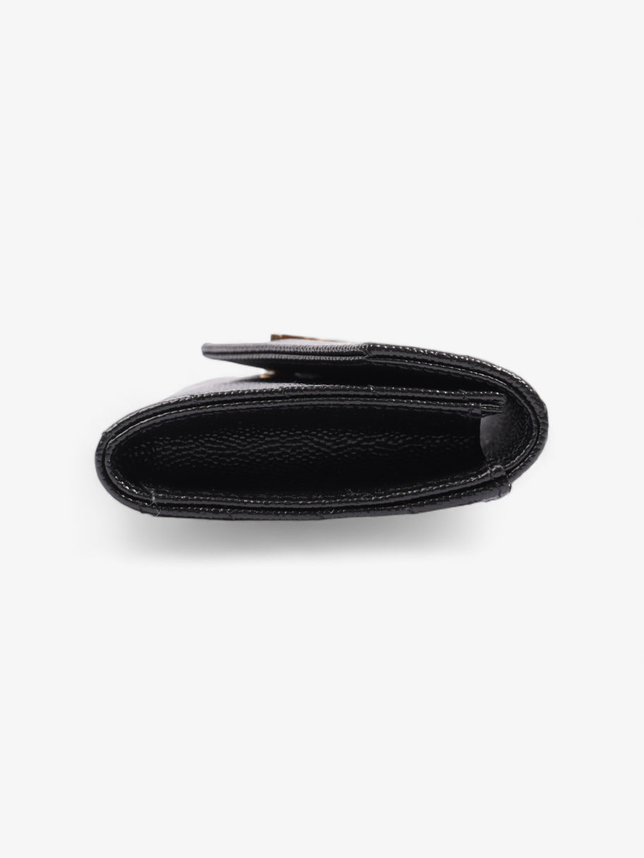 Saint Laurent Monogram Fold Wallet Black Matelasse Leather Image 4