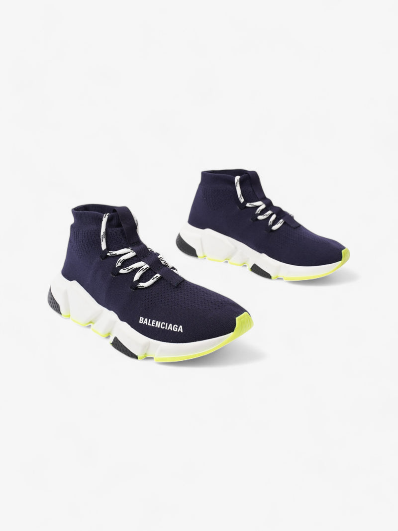  Balenciaga Speed Lace-Up Navy Blue / White Cotton EU 37 UK 4