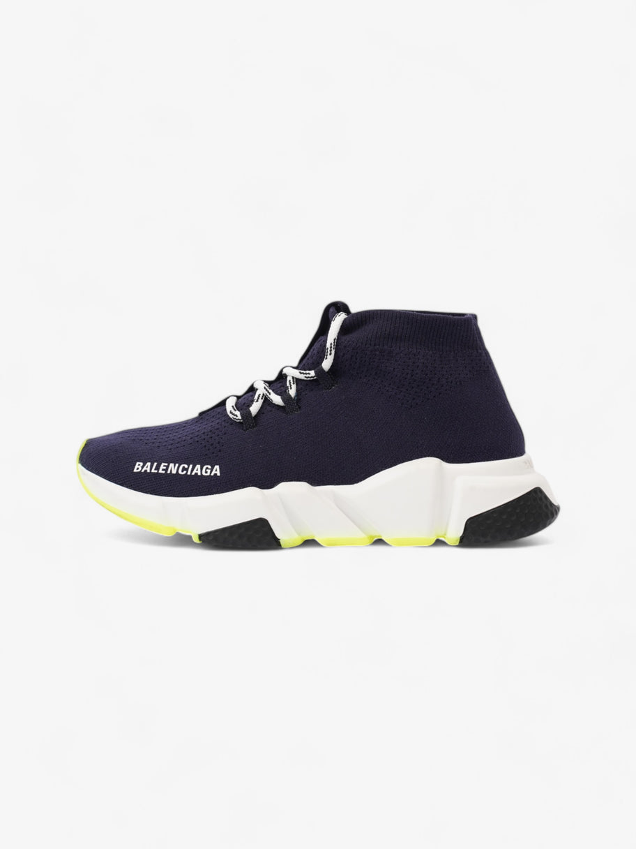 Balenciaga Speed Lace-Up Navy Blue / White Cotton EU 37 UK 4 Image 5