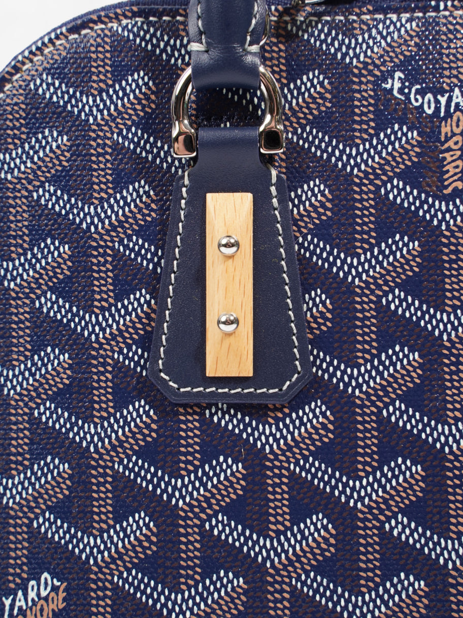 Goyard Vendôme Navy Blue Coated Canvas Mini Image 3