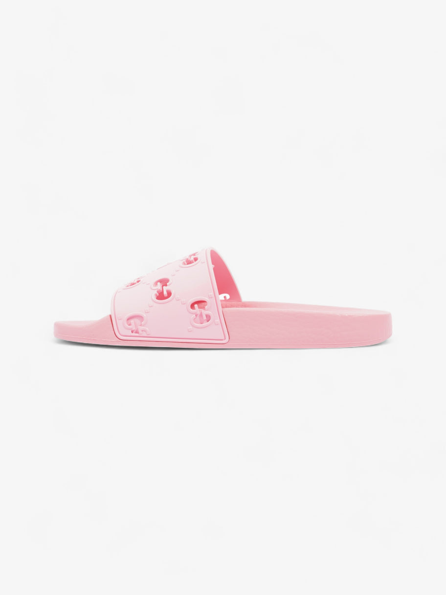 Gucci GG Slides Pink Rubber EU 38 UK 5 Image 3